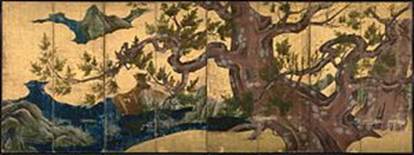 https://upload.wikimedia.org/wikipedia/commons/thumb/4/47/Kano_Eitoku_-_Cypress_Trees.jpg/300px-Kano_Eitoku_-_Cypress_Trees.jpg