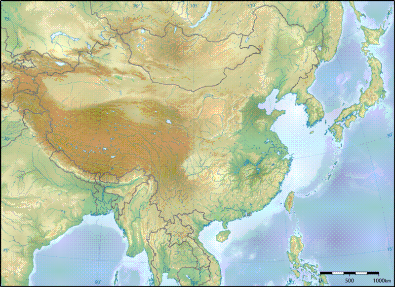 East Asia topographic map.png